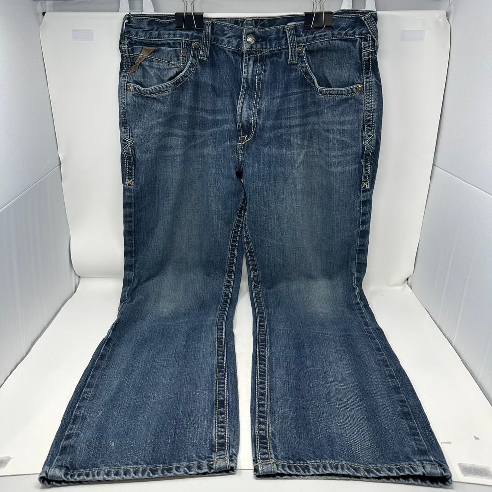 Ariat Jeans Men 36x32 Blue M-Series Bootcut 10010842 Western Denim